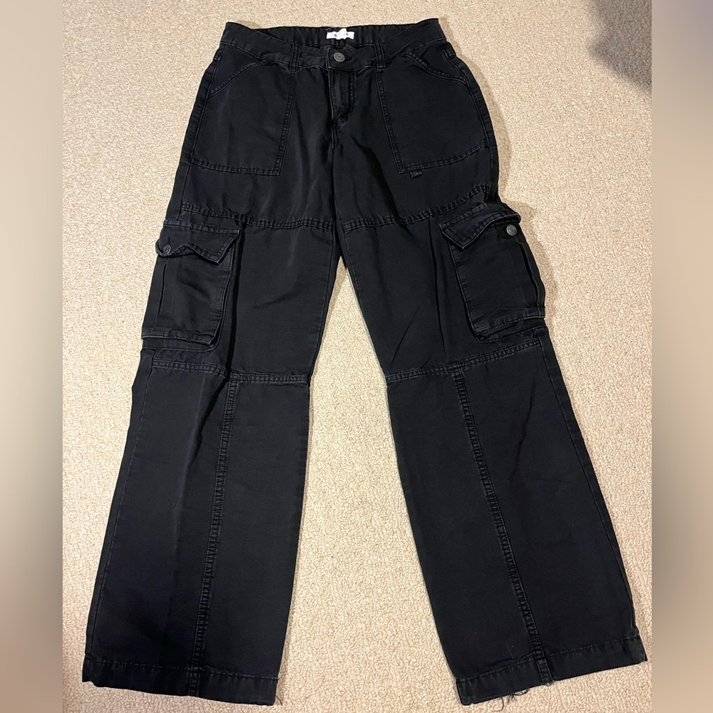 Garage Black Cargo Pants